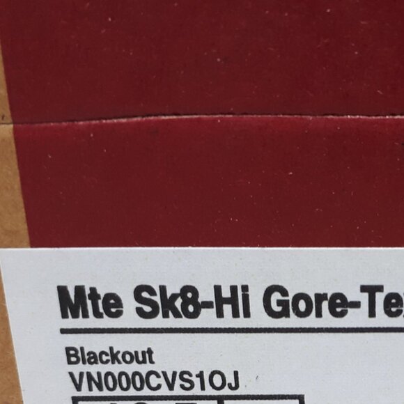 Vans Sk8-Hi Gore-Tex Insulated MTE 3 Waterproof Winter Boot Shoe All Black Mens - Picture 9 of 11